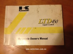 Kawasaki EN450 LTD 1986 Owners Manual