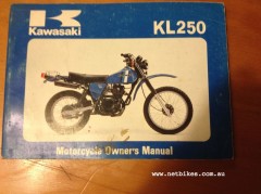 Kawasaki KL250 1980 Owners Manual