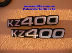 Kawasaki KZ400 cover badges NOS